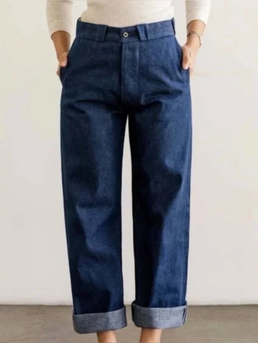 Imogene + Willie Kate Rigid Indigo Trouser Jeans | Classic Blue | 31